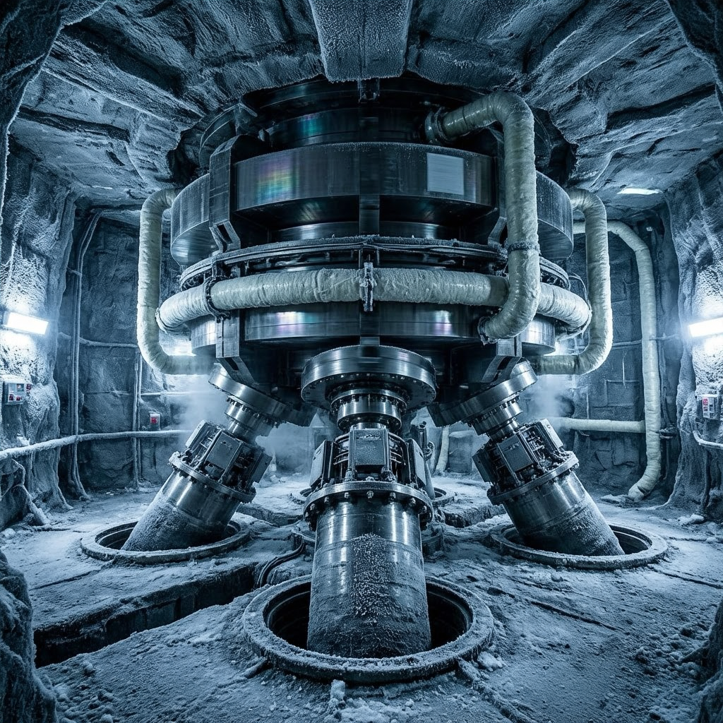 Pluoton underground facility research rendering